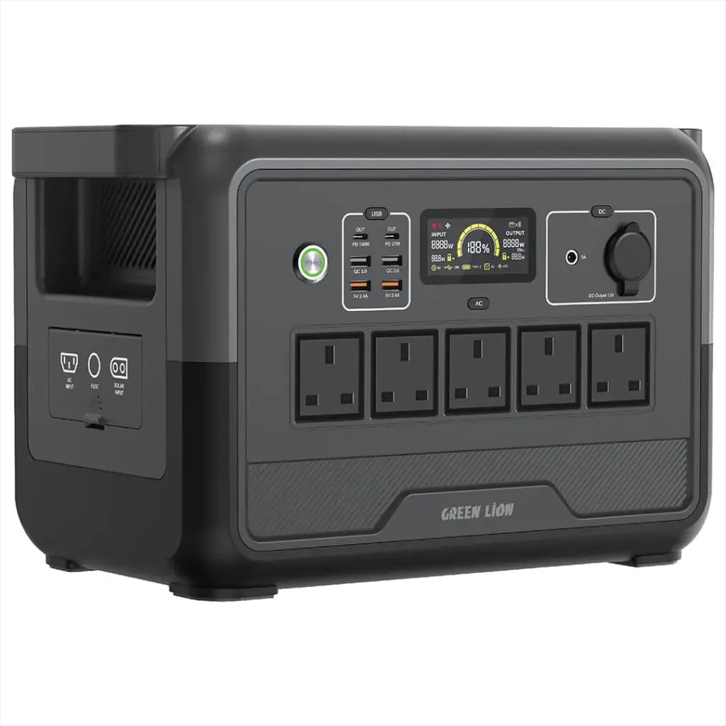 پاور استیشن 1200 وات گرین لاین Green Lion PGX1200 Power Station with 1152Wh & 45000mAh LiFePO4 Battery — تصویر ۳
