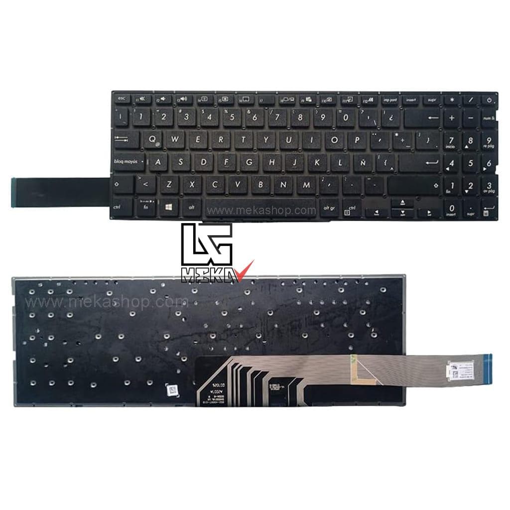 کیبورد لپ تاپ ایسوس Asus VivoBook 15 K571 اینتر کوچک — تصویر ۳