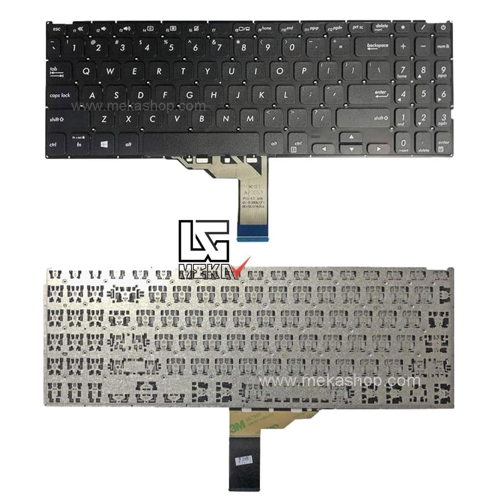 کیبورد لپ تاپ ایسوس Asus VivoBook X512 اینتر کوچک