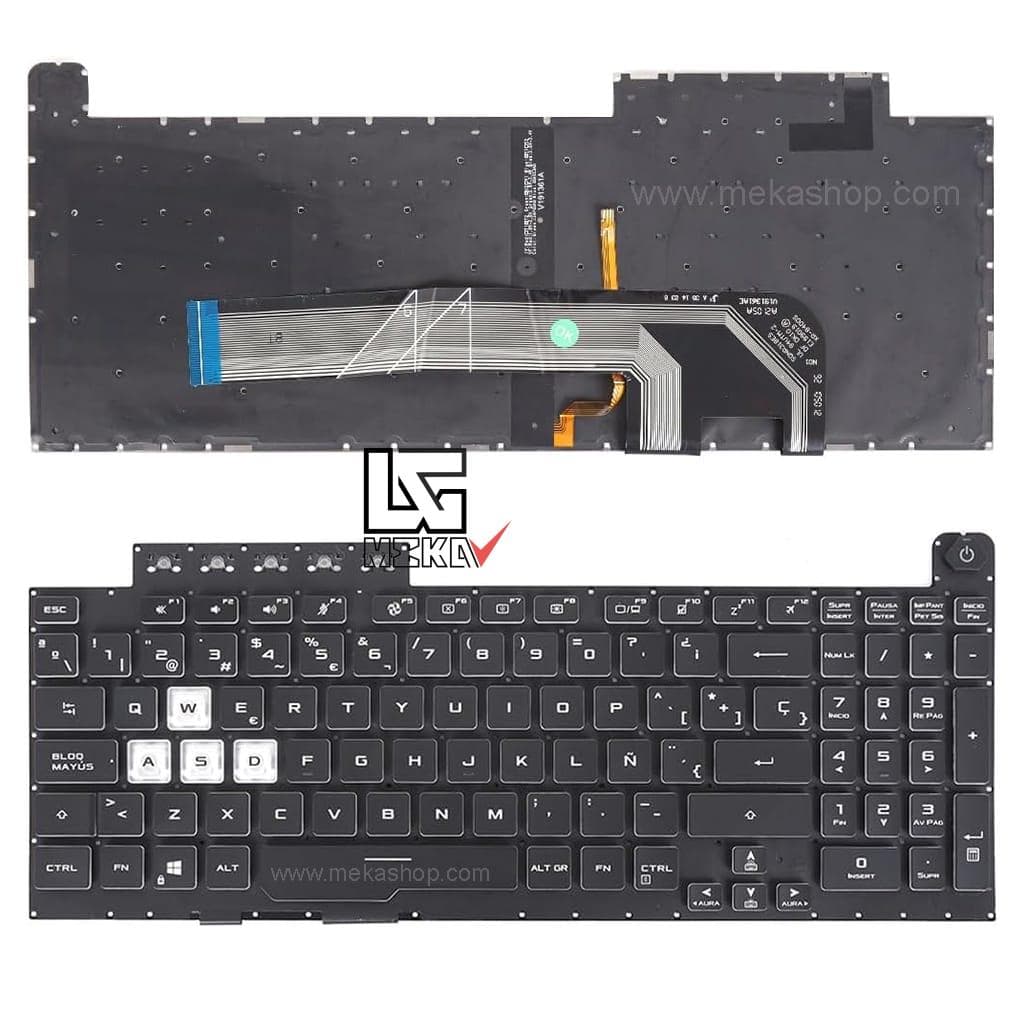 کیبورد لپ تاپ ایسوس Asus TUF Gaming F15 FX506 اینتر کوچک