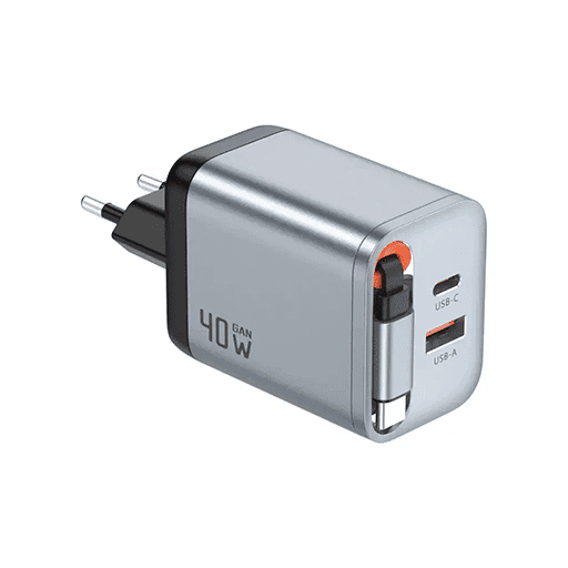 آداپتور شارژر 40 وات مدل اروپا Green Lion GaN Premium EU Plug Wall Charger 40W