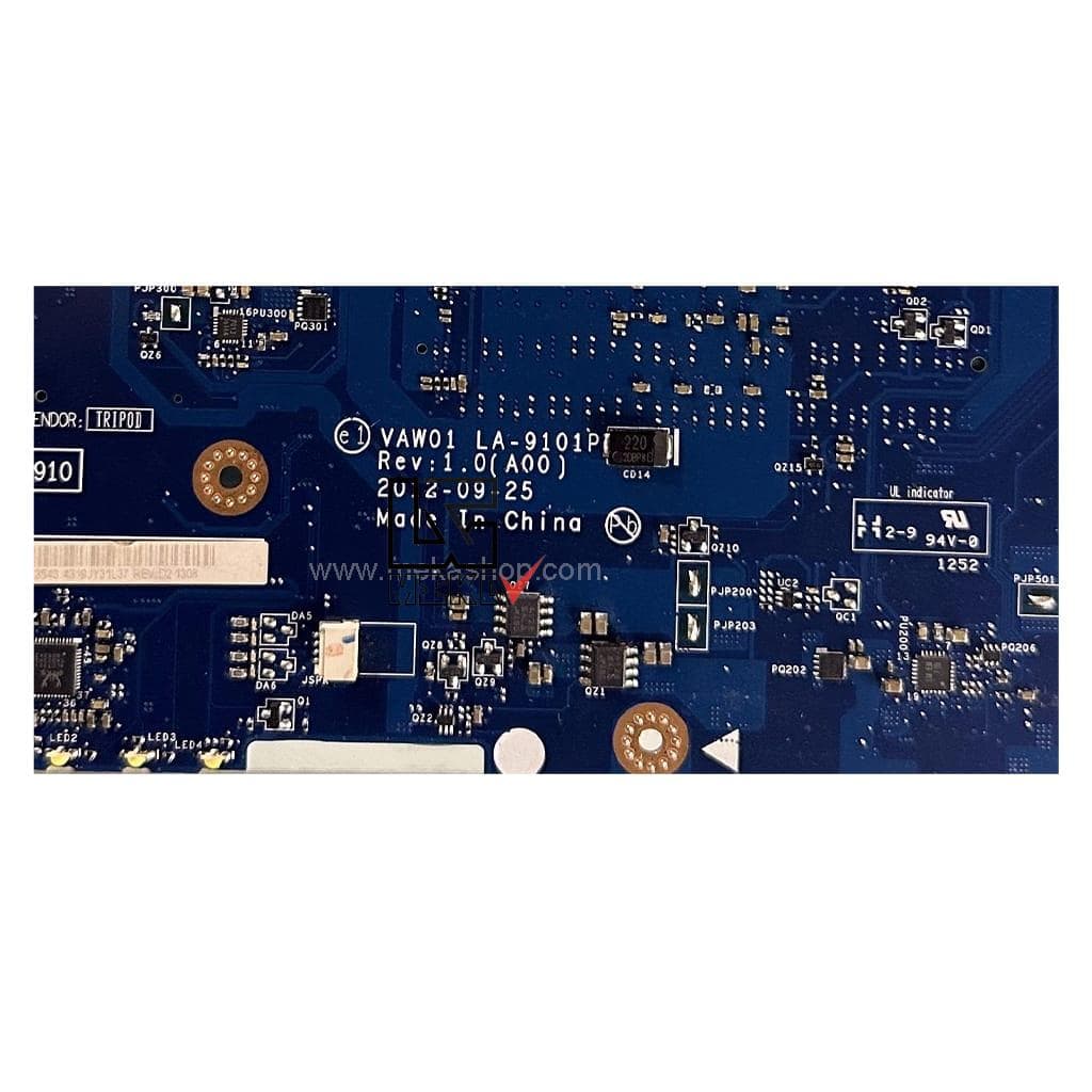 مادربرد لپ تاپ دل Dell Inspiron 3521 CPU I5-3 VAW01_LA-9101P 2GB VGA گرافیک دار — تصویر ۵