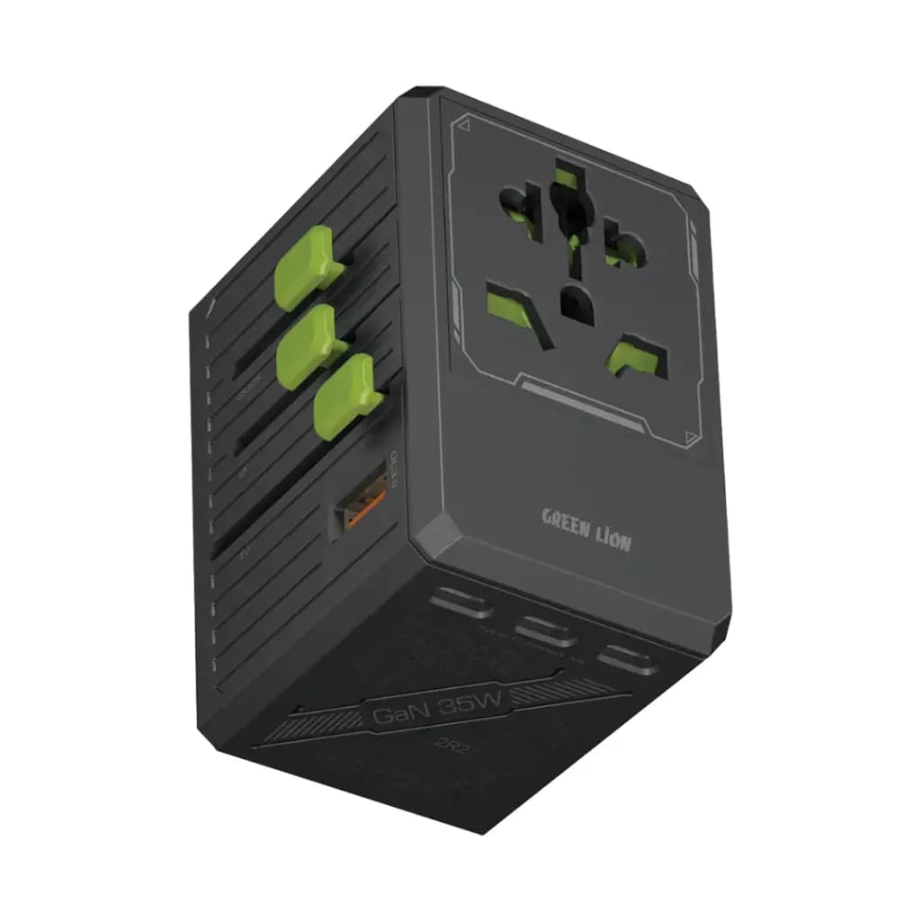 آداپتور گرین لاین Green Lion GaN Adapter 35W 6 in 1 | 2 in 2 Cable — تصویر ۶