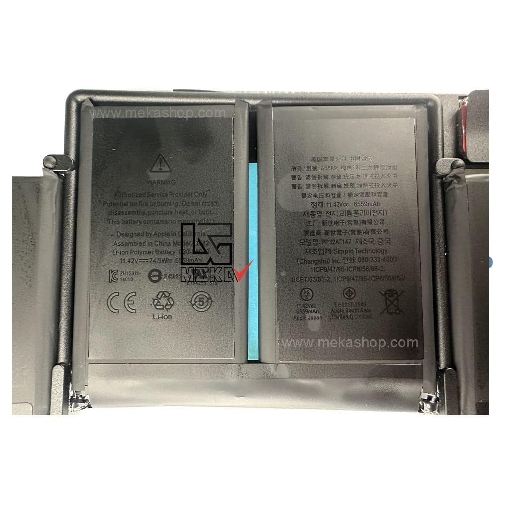 باتری اورجینال لپ تاپ Apple MacBook Pro 13 inch A1582 2015 مدل A1582 — تصویر ۷