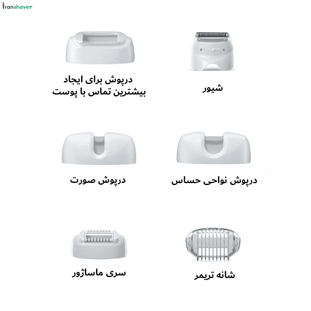 اپیلاتور براون سری ۷ مدل ۶+ ۵۶۱-۷ — تصویر ۱۰