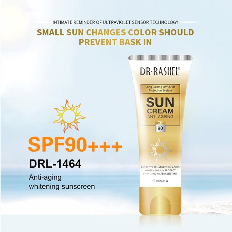 کرم ضد آفتاب spf+++90 دکتر راشل اورجینال ضدپیری ۶۰ گرم Dr.Rashel SunCream Anti-Ageing Spf+++90 — تصویر ۴