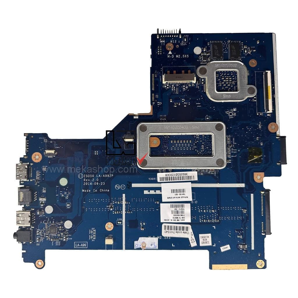 مادربرد لپ تاپ اچ پی HP Pavilion 15-R CPU-I5-5200 ZSO50_ LA-A992P 2GB VGA 30Pin گرافیک دار — تصویر ۳