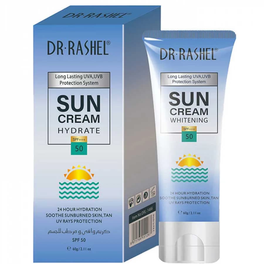 کرم ضد آفتاب SPF 50 دکتر راشل آبرسان اورجینال ۶۰ گرم Dr.Rashel Sun Cream Hydrate Spf+++50 — تصویر ۱۰