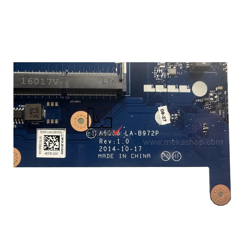 مادربرد لپ تاپ اچ پی HP Pavilion 15-R CPU-I5-5200 AS056_LA-B972P 2GB VGA 40Pin گرافیک دار — تصویر ۴
