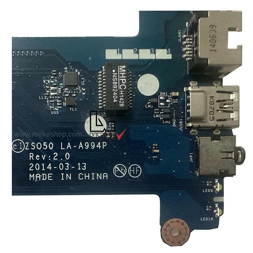 مادربرد لپ تاپ اچ پی HP Pavilion 15-R CPU-Pentium-N3540 ZS050-LA-A994P WithOut VGA GM بدون گرافیک — تصویر ۴