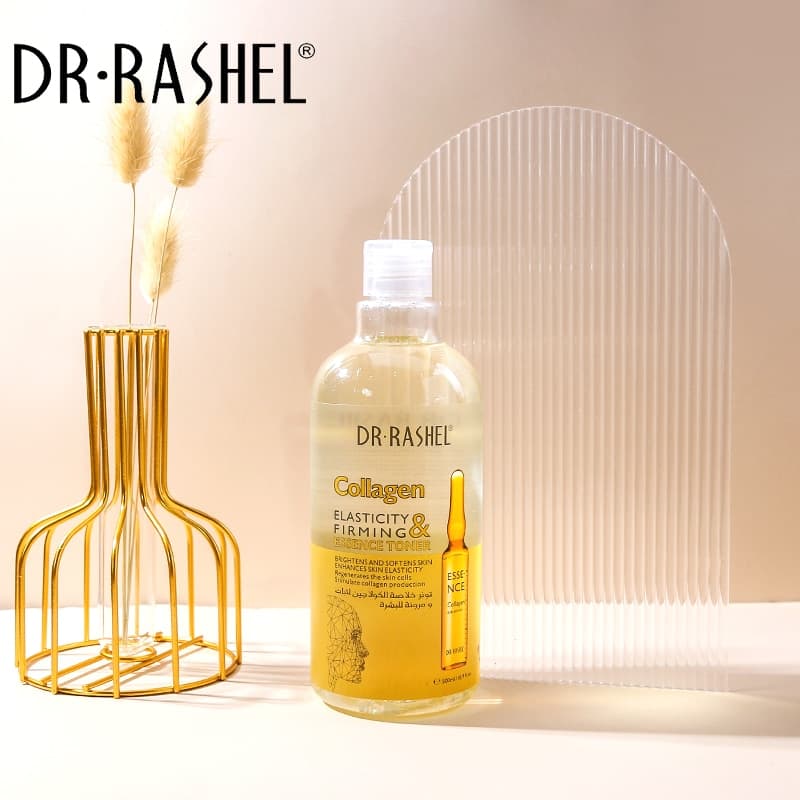 تونر اسنس کلاژن دکتر راشل اورجینال لیفتینگ و سفتکننده پوست 500میل DR.RASHEL Collagen Elasticity / Firming Essence Toner
