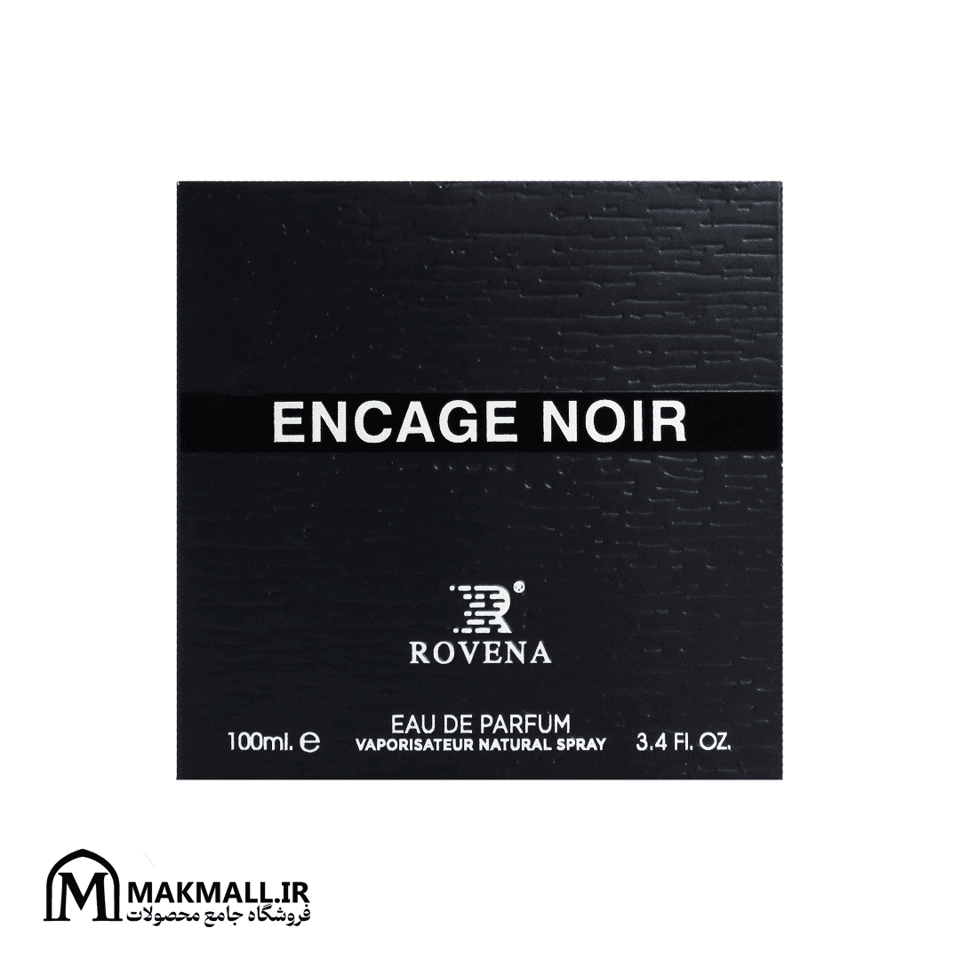 ادکلن روونا انکر نویر با رایحه لالیک مردانه 100 میل | Rovena Encage Noir Eau de Parfum 100ml
