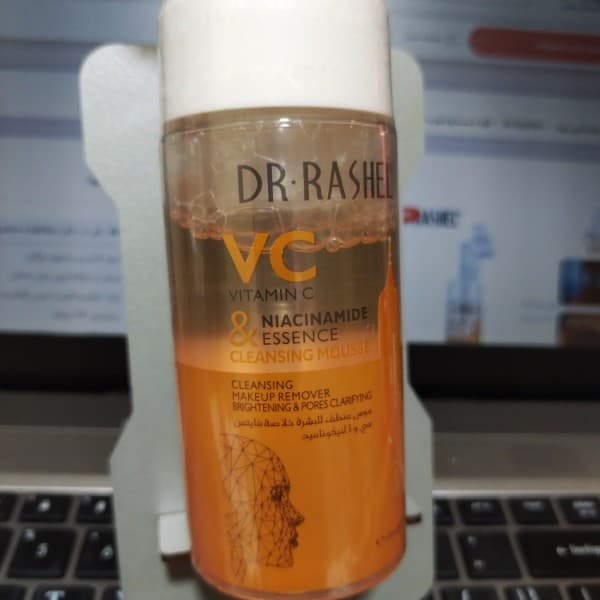 فوم شوینده ویتامین سی و نیاسینامید دکتر راشل اورجینال 125میل DR.RASHEL Vitamin C Niacinamide Cleansing Mousse — تصویر ۱۱
