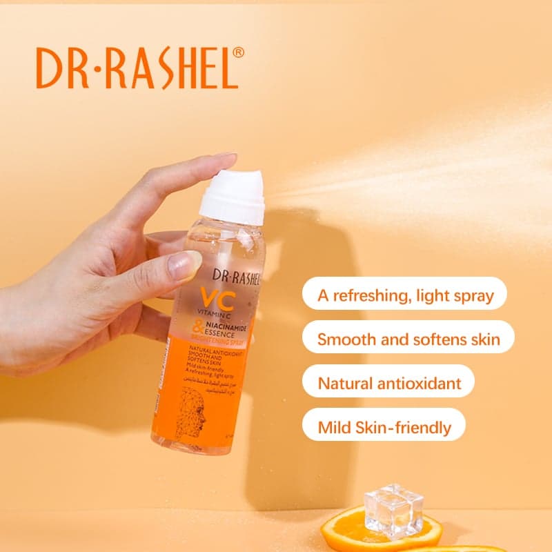 اسپری روشن‌کننده ویتامین سی و نیاسینامید دکتر راشل اورجینال 160میل DR.RASHEL Vitamin C – Niacinamide Brightening Spray — تصویر ۸