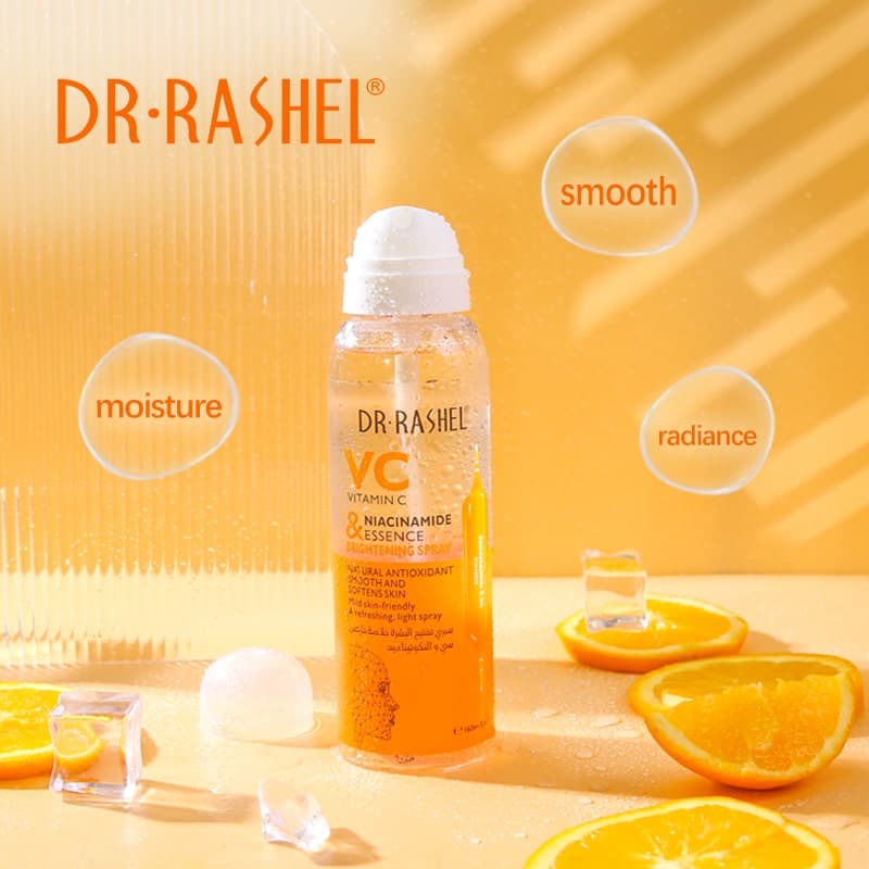 اسپری روشن‌کننده ویتامین سی و نیاسینامید دکتر راشل اورجینال 160میل DR.RASHEL Vitamin C – Niacinamide Brightening Spray — تصویر ۴