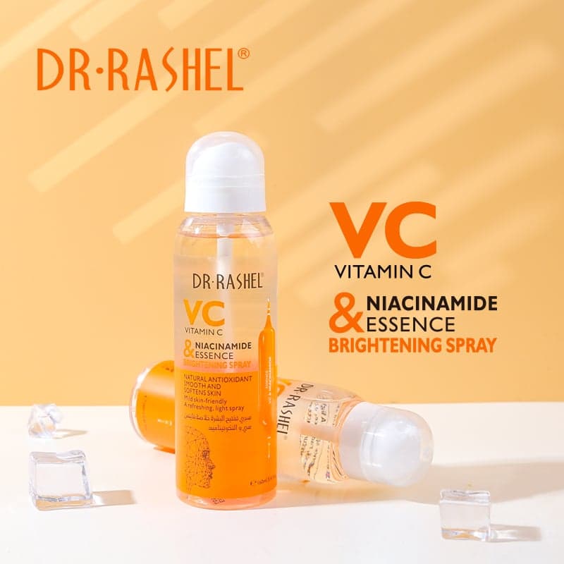 اسپری روشن‌کننده ویتامین سی و نیاسینامید دکتر راشل اورجینال 160میل DR.RASHEL Vitamin C – Niacinamide Brightening Spray