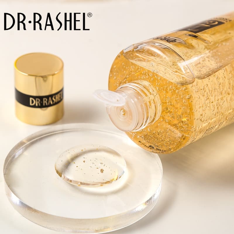تونر اسنس طلا 24 عیار دکتر راشل اورجینال 300میل DR.RASHEL 24K Gold Essence Toner — تصویر ۱۰