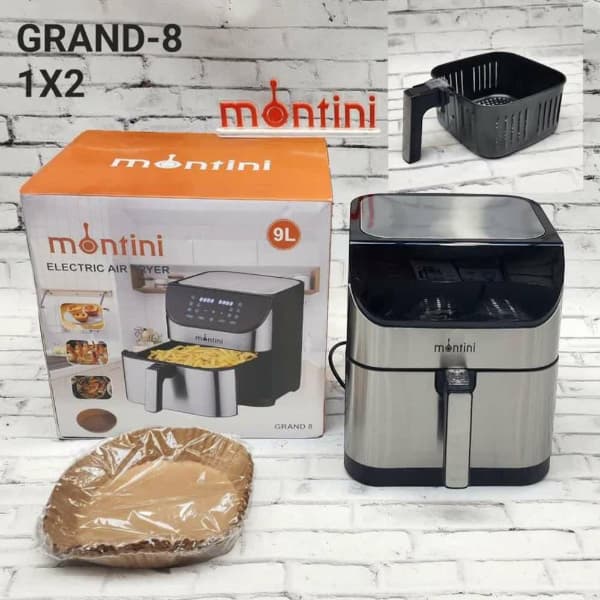 سرخ کن بدون روغن مونتینی 9 لیتری مدل گرند GRAND-8 — تصویر ۳