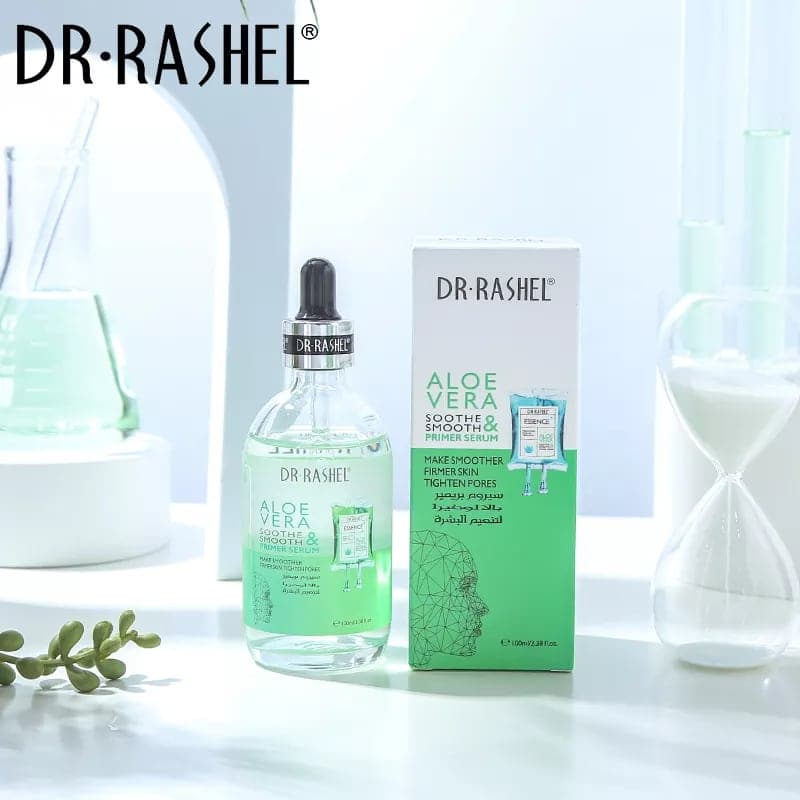 سرم پرایمر آلوورا دکتر راشل اورجینال100میل DR.RASHEL Aloe Vera Primer Serum