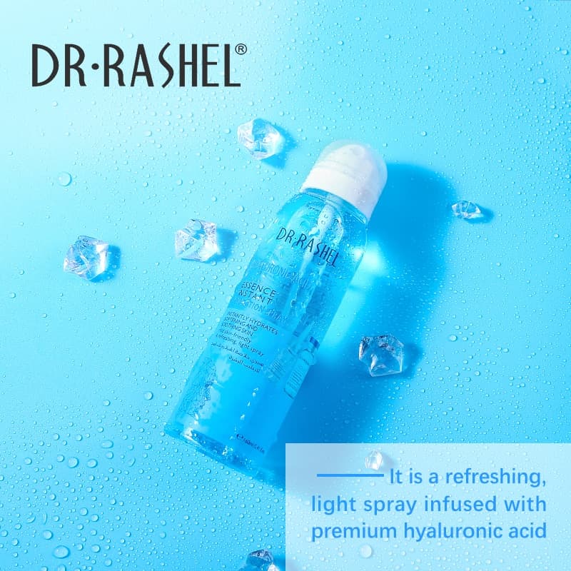 اسپری آبرسان فوری هیالورونیک اسید دکتر راشل اورجینال 160میل DR.RASHEL Hyaluronic Acid Essence Instant Hydration Spray — تصویر ۹