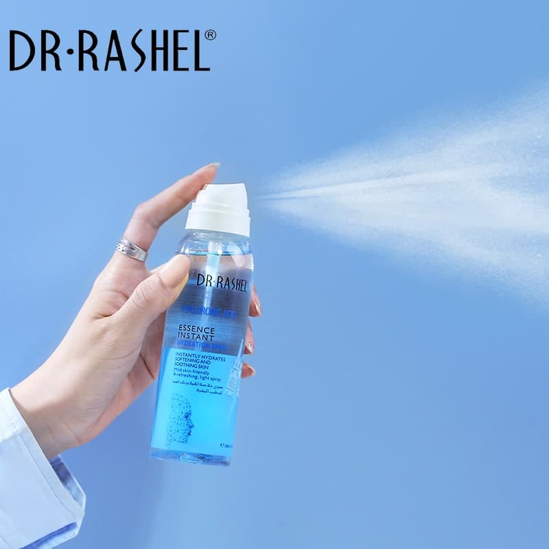 اسپری آبرسان فوری هیالورونیک اسید دکتر راشل اورجینال 160میل DR.RASHEL Hyaluronic Acid Essence Instant Hydration Spray — تصویر ۳