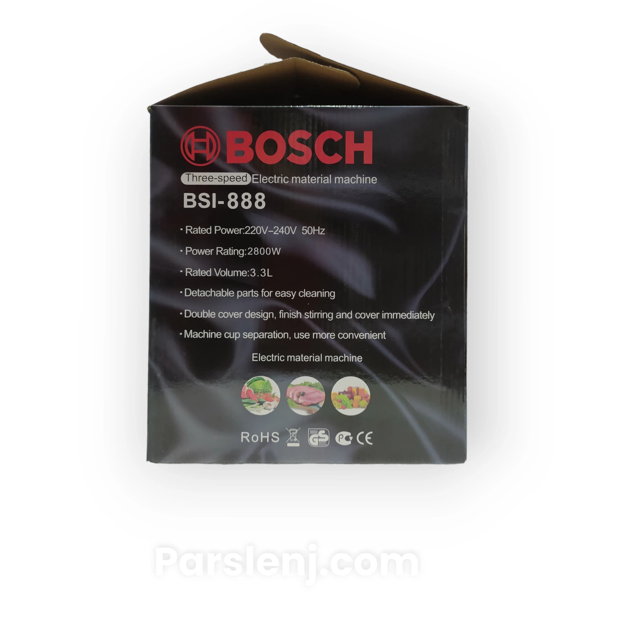 خردکن بوش سه لیتری شش تیغه مدل BSI-888 — تصویر ۷