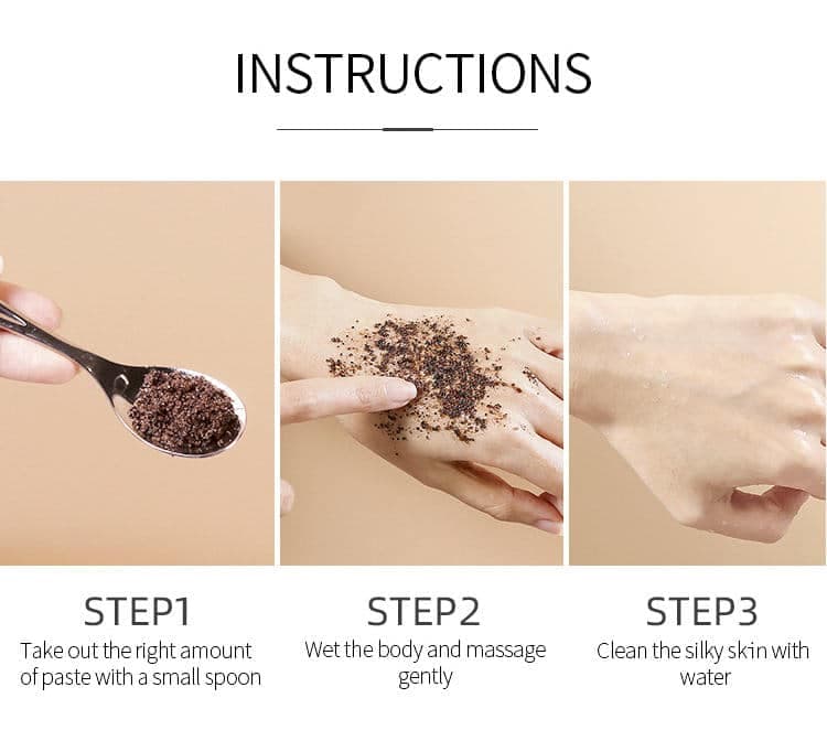 اسکراب بدن قهوه عربیکا استلین اورجینال 200گرم Arabica Coffee Body Scrub Estelin — تصویر ۵