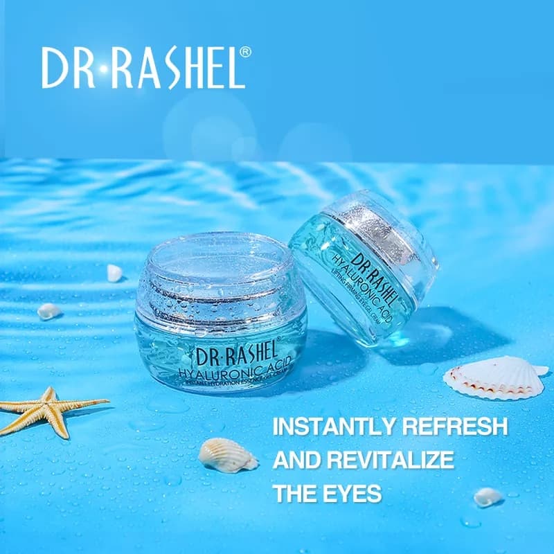 ژل کرم هیالورونیک اسید دکترراشل اورجینال آبرسان و جوانساز 50گرم DR.RASHEL YOUTH REVITALIZING HYALURONIC ACID INSTANT HYDRATION ESSENCE GEL CREAM — تصویر ۹