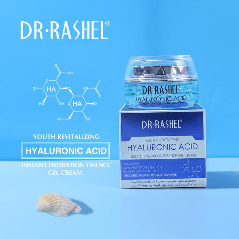 ژل کرم هیالورونیک اسید دکترراشل اورجینال آبرسان و جوانساز 50گرم DR.RASHEL YOUTH REVITALIZING HYALURONIC ACID INSTANT HYDRATION ESSENCE GEL CREAM — تصویر ۷