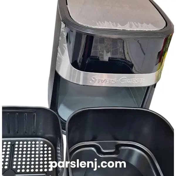 سرخ کن رژیمی سبددار تمام استیل سیلورکرست 14 لیتری مدل 6091 — تصویر ۳
