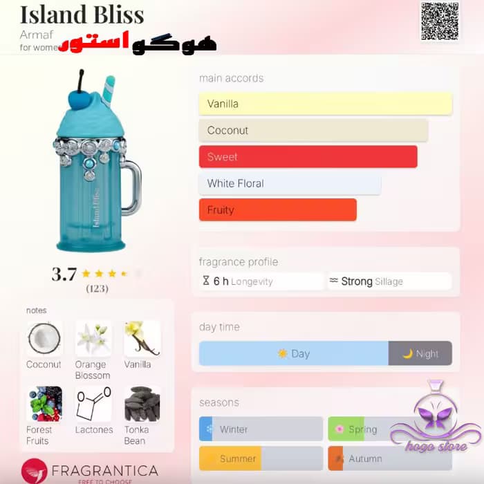ادکلن آرماف ایسلند بلیس Armaf Island Bliss — تصویر ۸