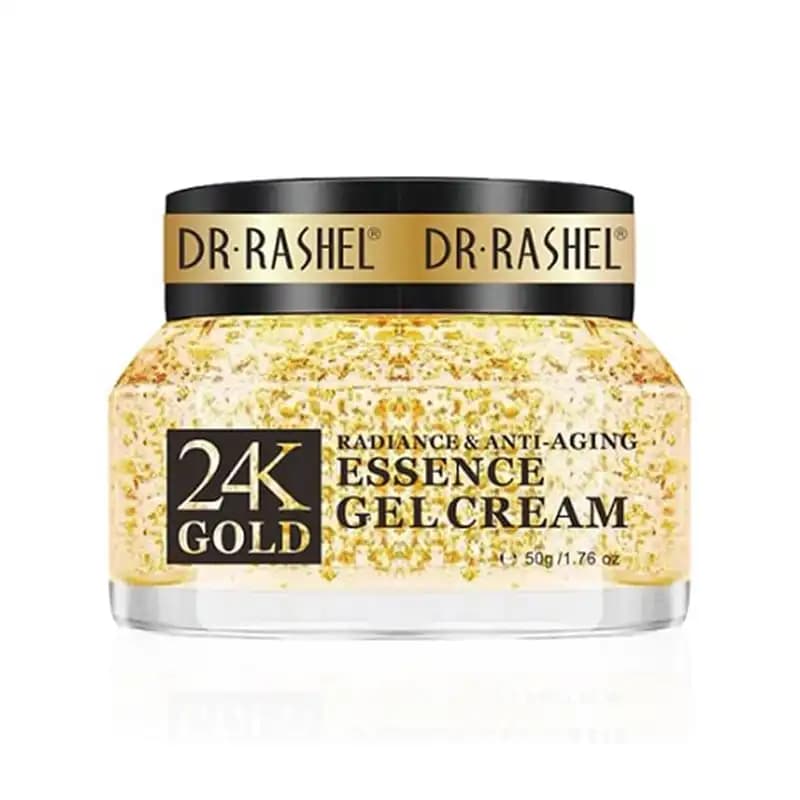 ژل کرم طلا 24 عیار دکتر راشل اورجینال50گرم DR.RASHEL 24K Gold Gel Cream — تصویر ۸