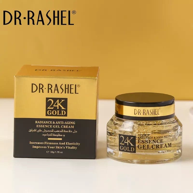 ژل کرم طلا 24 عیار دکتر راشل اورجینال50گرم DR.RASHEL 24K Gold Gel Cream — تصویر ۲
