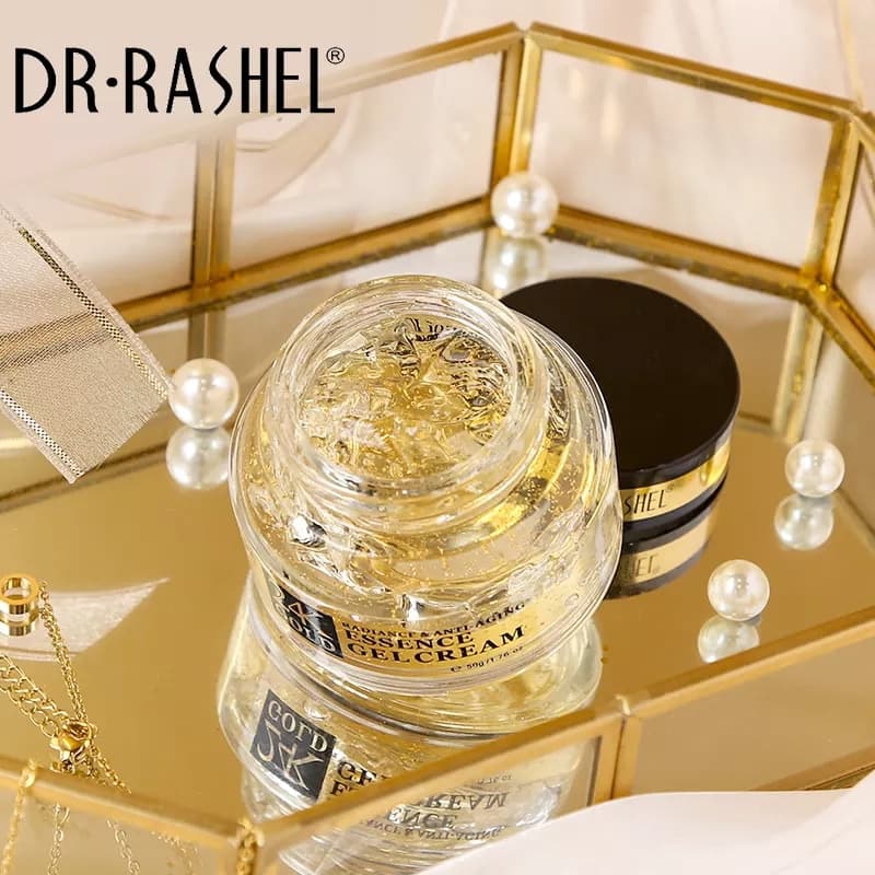 ژل کرم طلا 24 عیار دکتر راشل اورجینال50گرم DR.RASHEL 24K Gold Gel Cream — تصویر ۳