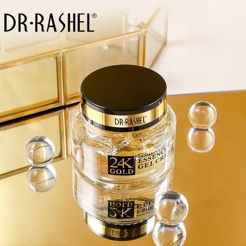 ژل کرم طلا 24 عیار دکتر راشل اورجینال50گرم DR.RASHEL 24K Gold Gel Cream — تصویر ۴