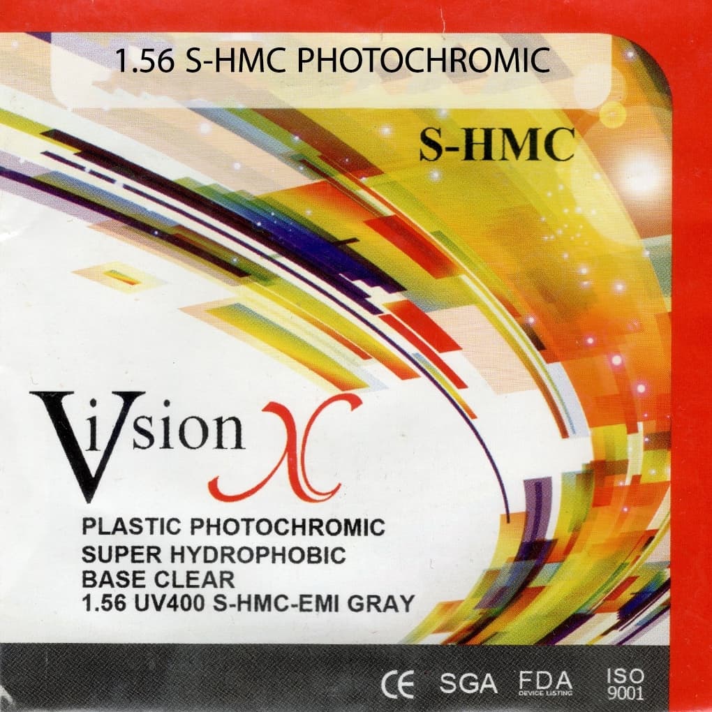 عدسی طبی فتوکروم 1.56 shmc blue ویژن