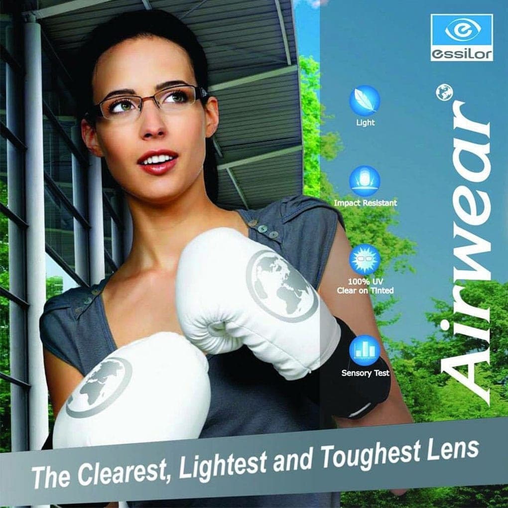 عدسی طبی airwear 1.59 پلی کربنات اسیلور — تصویر ۲