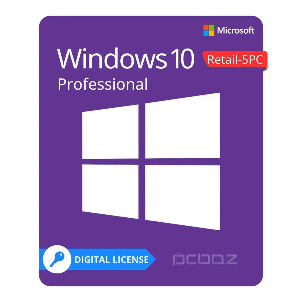 لایسنس ویندوز 10 پرو (Retail-5PC) — تصویر ۲
