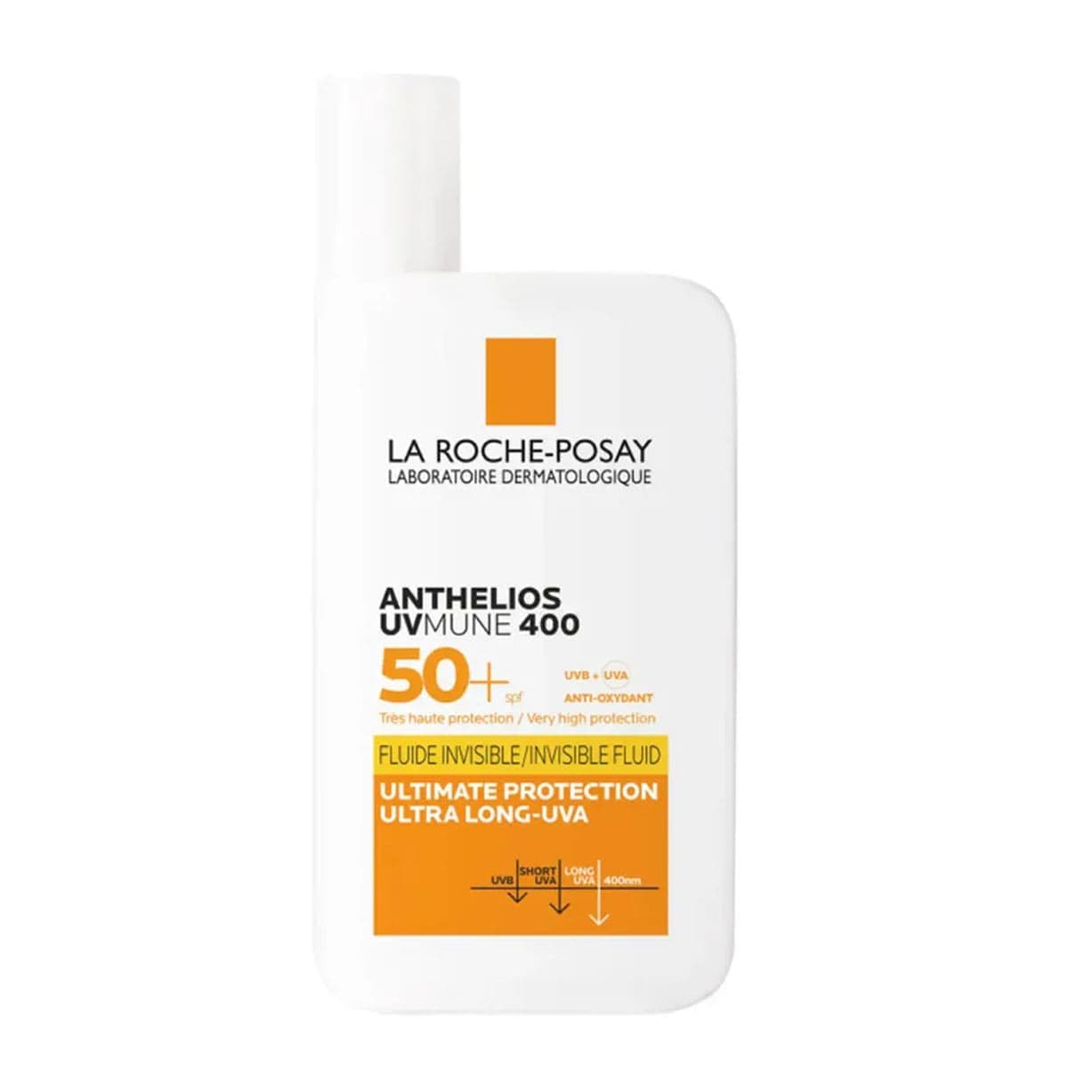 فلوئید ضدآفتاب SPF50 بی رنگ آنتیلیوس لاروش پوزای