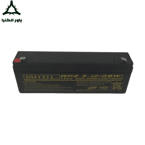 باتری سیلد لید اسید DM CELL 12V 2.3Ah