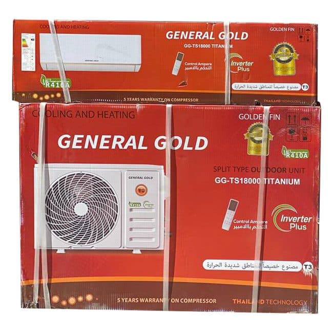 کولر گازی 18000 جنرال گلد GG-TS18000 تیتانیوم R410A — تصویر ۷
