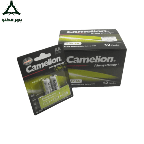 باتری قلمی شارژی 1.2V 2700mAh کملیون Camelion | بسته 12 کارتی | 24 عددی