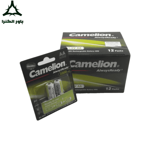 باتری قلمی شارژی 1.2V 2300mAh کملیون Camelion | بسته 12 کارتی | 24 عددی