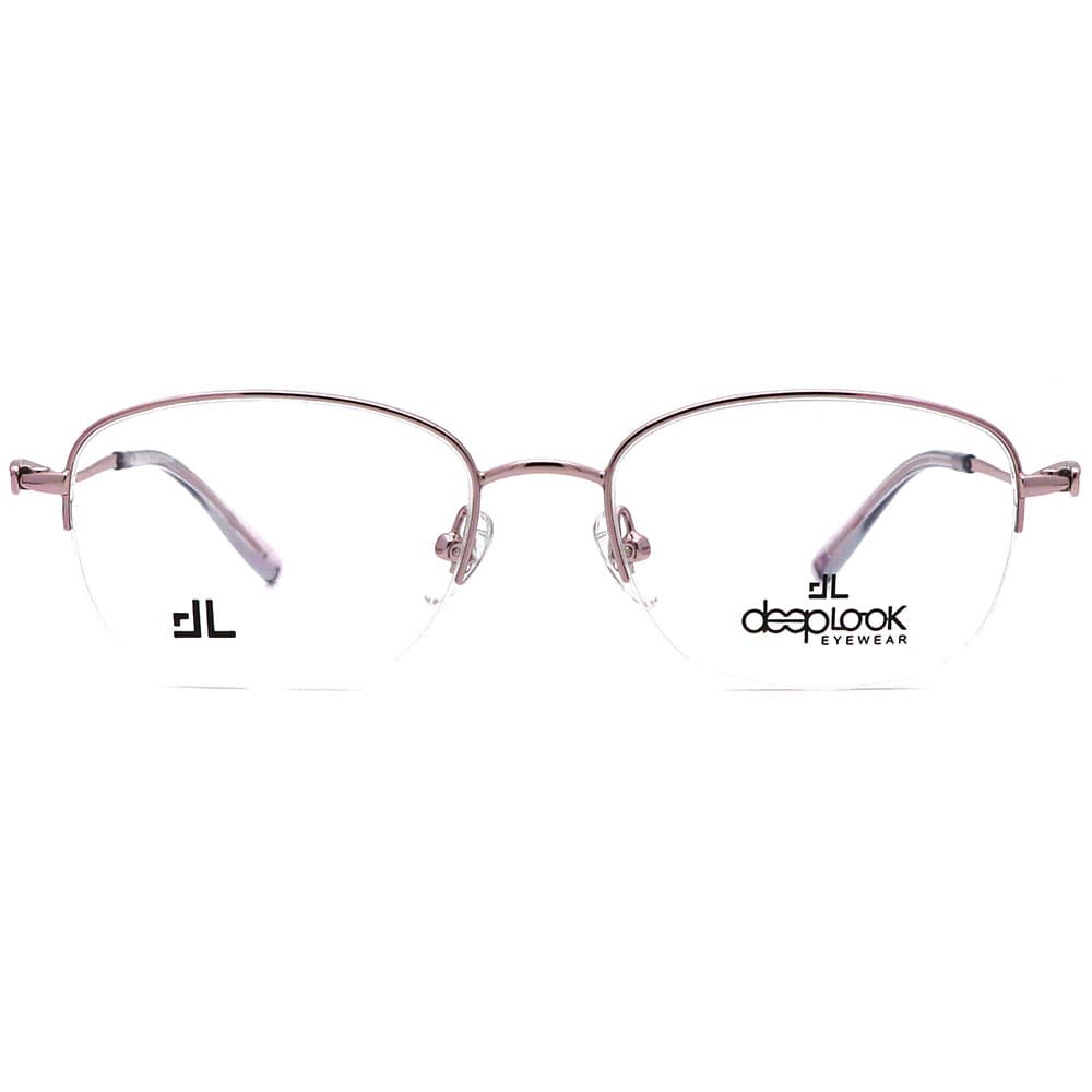 عینک طبی زنانه نیم فریم برند Deeplook مدل HB939 — تصویر ۱۰