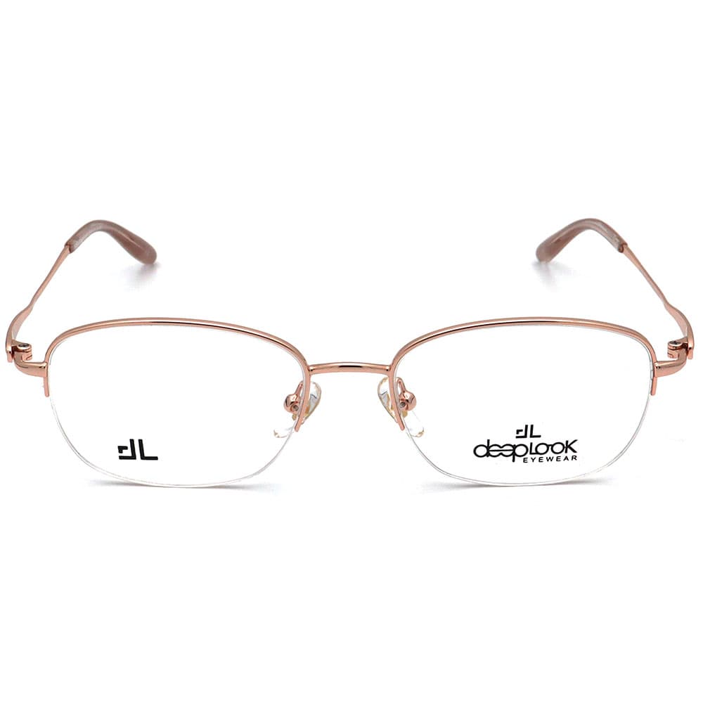 عینک طبی زنانه نیم فریم برند Deeplook مدل HB939 — تصویر ۹