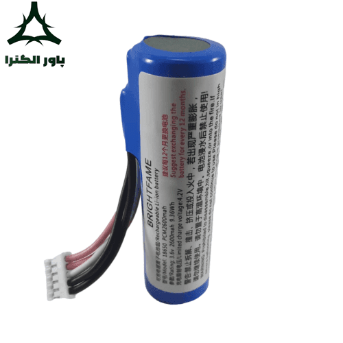 باتری لیتیوم یون 3.6V 9.36Wh 2600mAh 18650 | پنج سیم