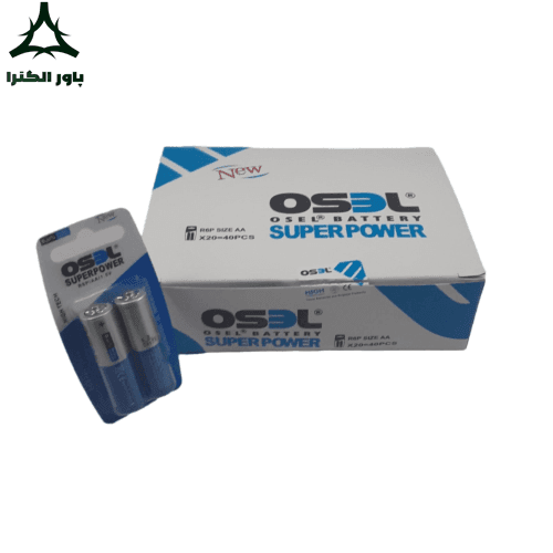 باتری 1.5 ولت قلمی OSEL اوسل | بسته 20 کارتی | 40 عددی