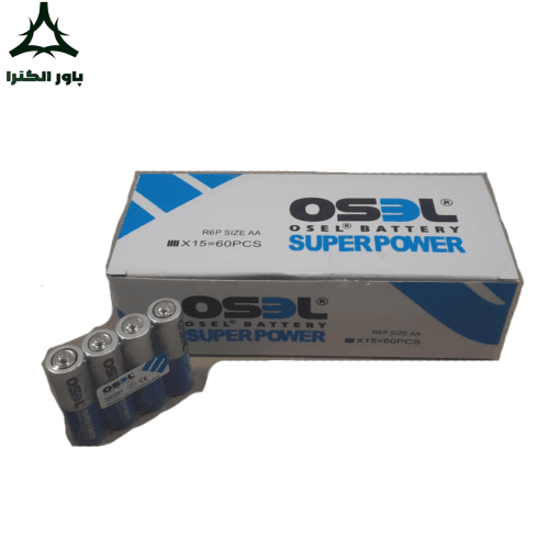 باتری قلمی 1.5 ولت OSEL اوسل | بسته 60 عددی | شیرینگ 4 تایی