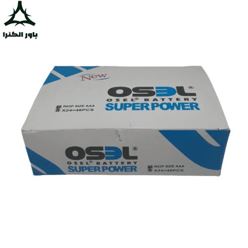 باتری نیم قلمی 1.5 ولت اوسل OSEL | بسته 24 کارتی | 48 عددی — تصویر ۶