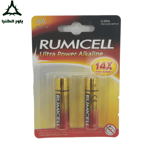 باتری قلمی 1.5V آلکالاین رامیسل RUMICELL | کارت 2 عددی